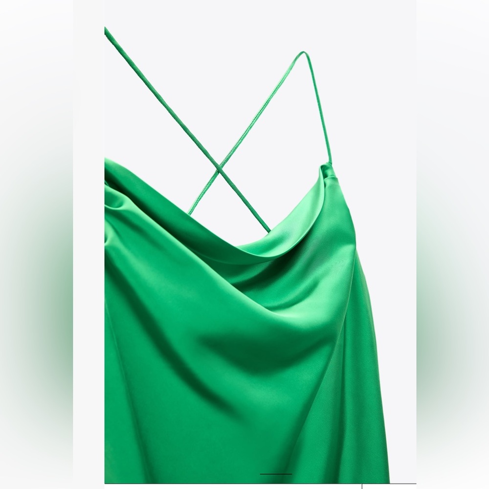 MIDI SLIP DRESS - Picture 8 of 9